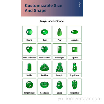 Funfun alawọ ewe traint Jaket Jakete Jadeite ẹgba